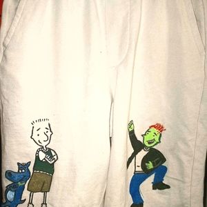 Doug Funnie hand painted jogging shorts